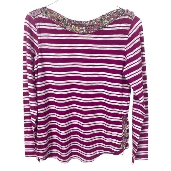 Postmark Anthro S Laurelwood Boatneck Long Sleeve - Picture 1 of 8